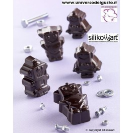 STAMPO CIOCCOLATINI IN SILICONE ROBOCHOC della linea Easy Choc di SILIKOMART