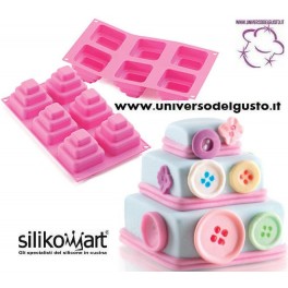 STAMPO IN SILICONE MINI WONDER CAKE SQUARE - QUADRATO di SILIKOMART