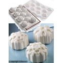 STAMPO IN SILICONE SF 115 SNOWFLAKES 11 FIOCCHI DI NEVE IN GIFT BOX LET'S CELEBRATE di SILIKOMART