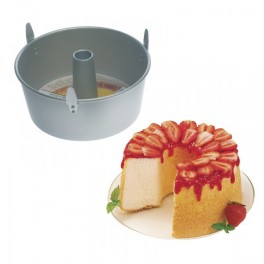 STAMPO "DECORA" ANGEL FOOD (CHIFFON CAKE) cm.25 - Altezza 11 cm.